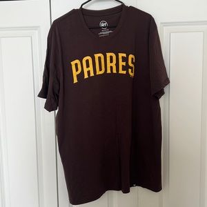 47’ San Diego Padres Brown/Yellow T-Shirt.